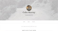 Desktop Screenshot of murraycolin.com